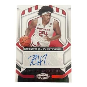 2022-23 Chronicles Draft Picks Certified College Roll Call Ron Harper Jr Auto
